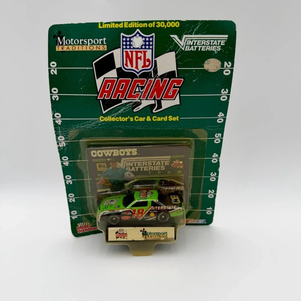 Vintage Dale Jarrett #18 Dallas Cowboys NFL racing NASCAR diecast